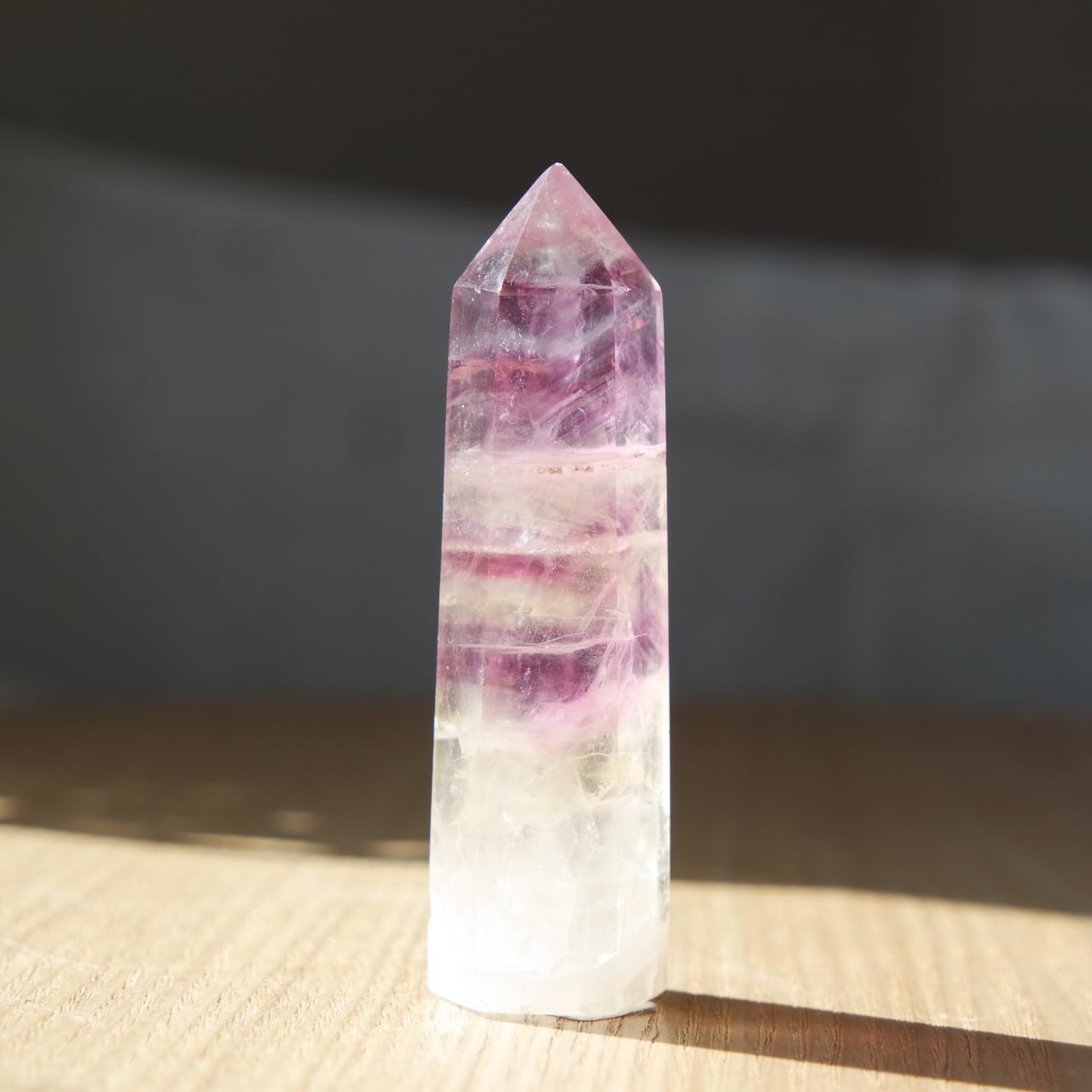 Rosa/ Lila Fluorit Turm ~ B16