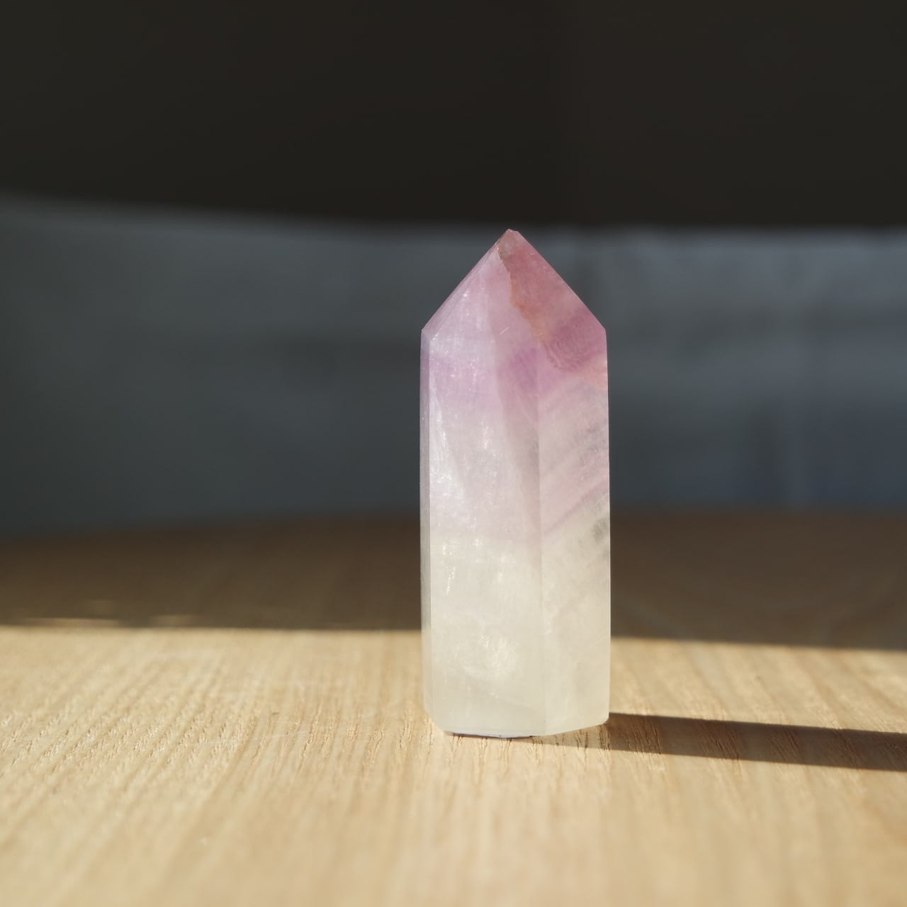 Rosa/ Lila Fluorit Turm ~ H16