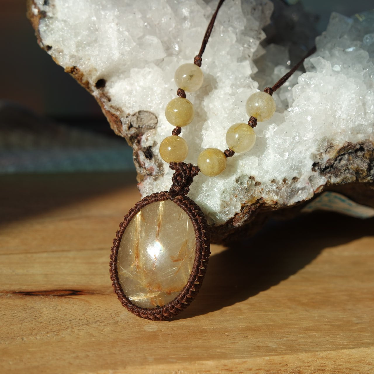 Gold Rutil Kette