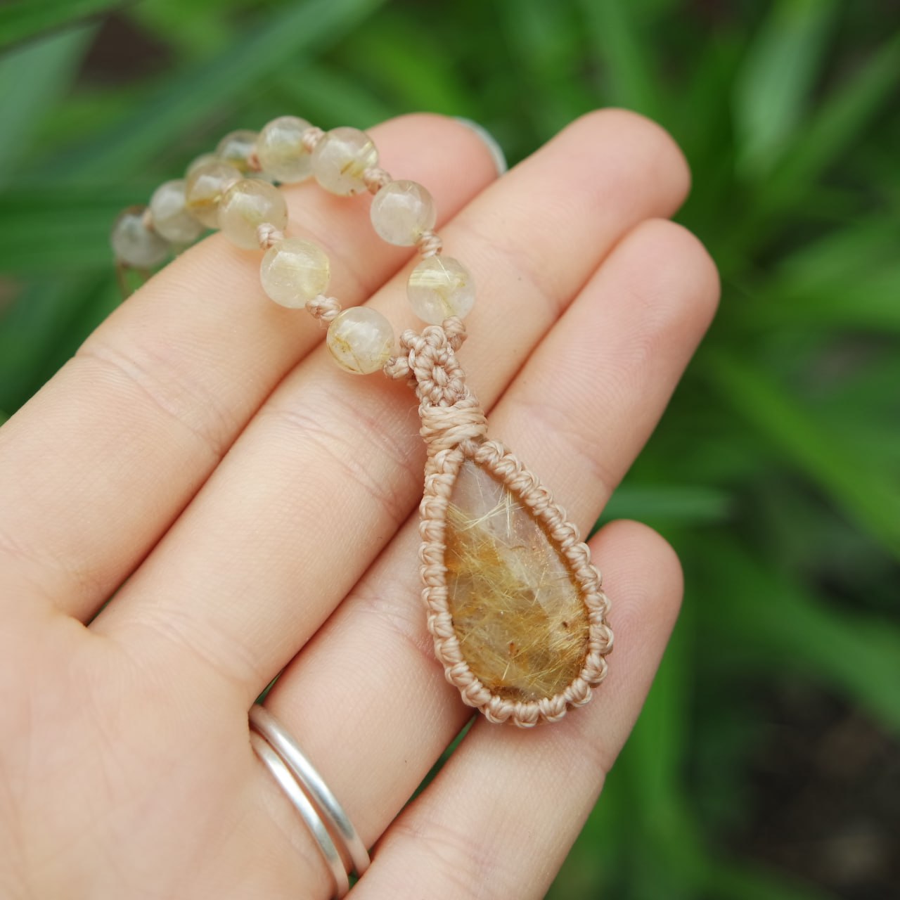 Gold Rutil Kette