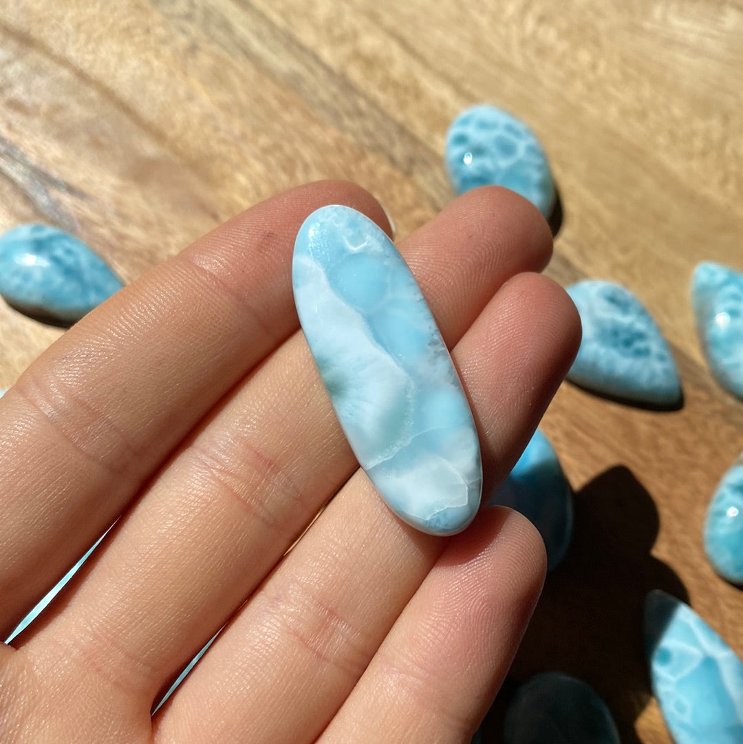 Larimar Cabochon ~ 40