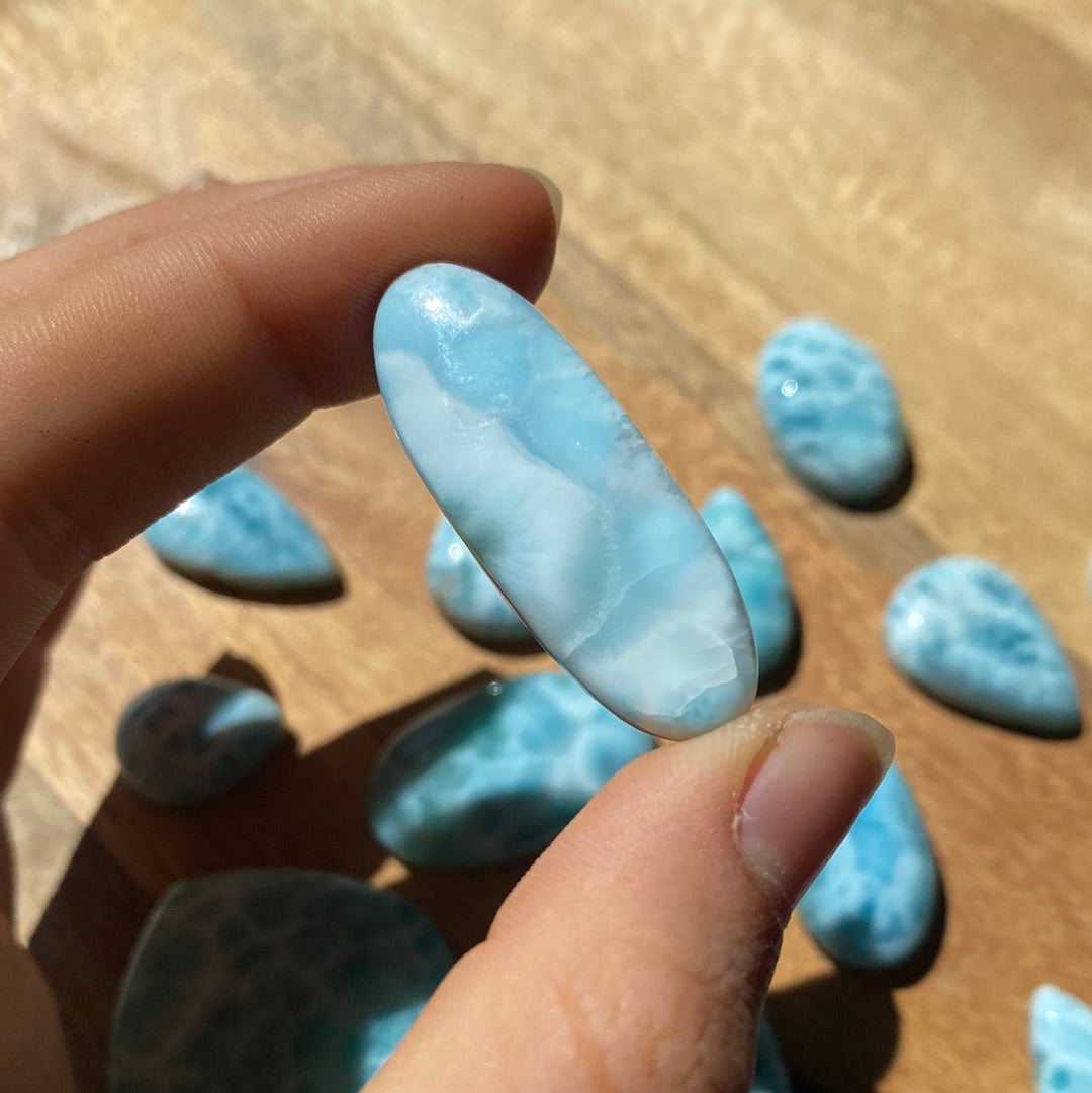 Larimar Cabochon ~ 40