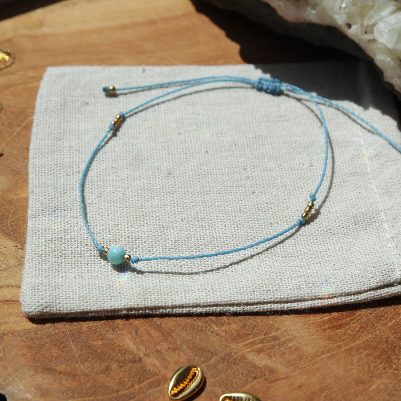 Larimar Fußkettchen