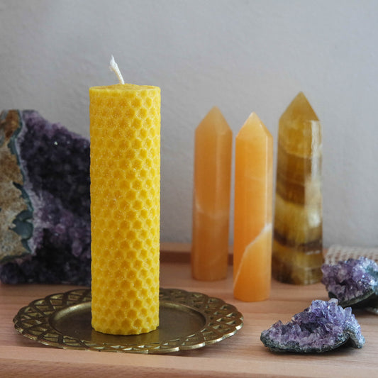 Waben Bienenwachskerze