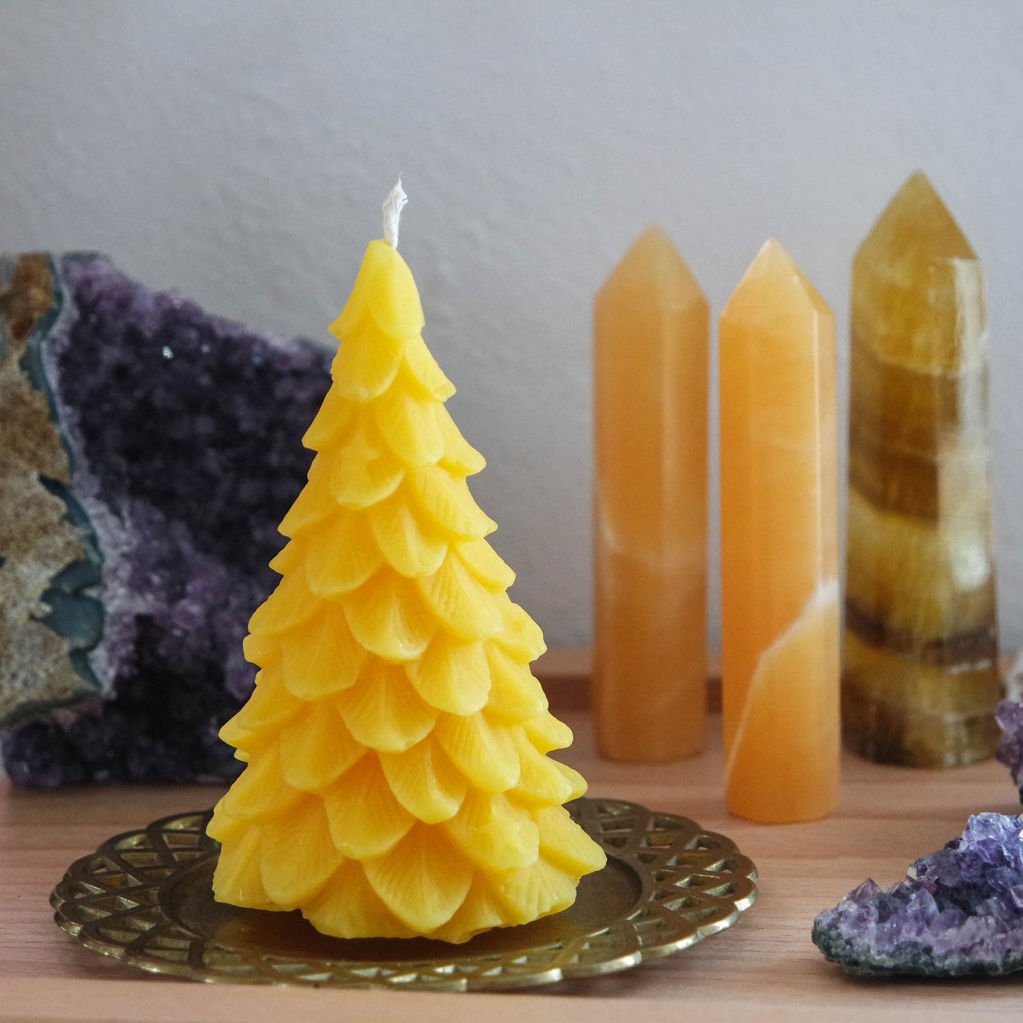 Tanne Bienenwachskerze