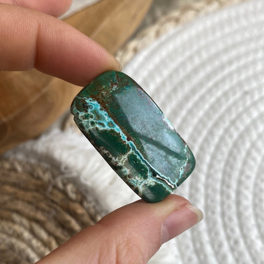 Druzy Chrysokoll Cabochon ~ A4