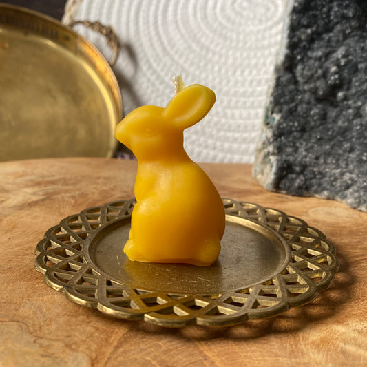 Hase Sitzend Bienenwachskerze