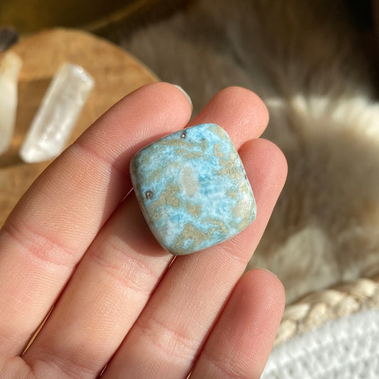 Larimar Cabochon ~ L19