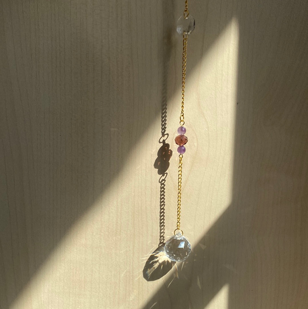 Amethyst Mini Sonnenfänger Design LILI