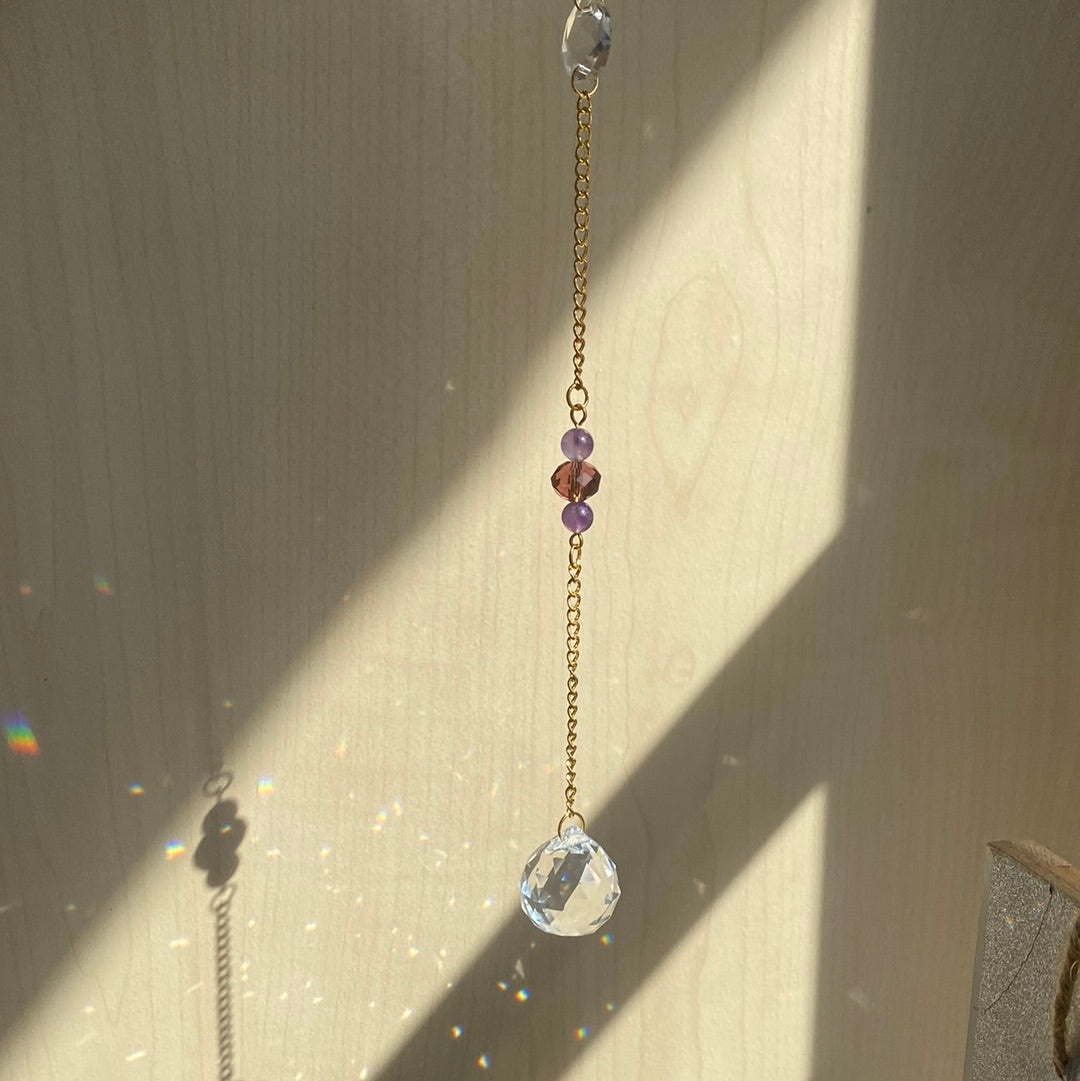 Amethyst Mini Sonnenfänger Design LILI