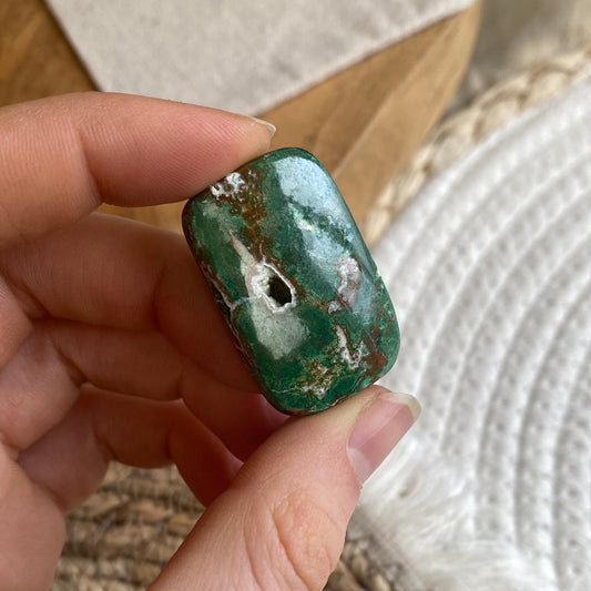 Druzy Chrysokoll Cabochon ~ A2