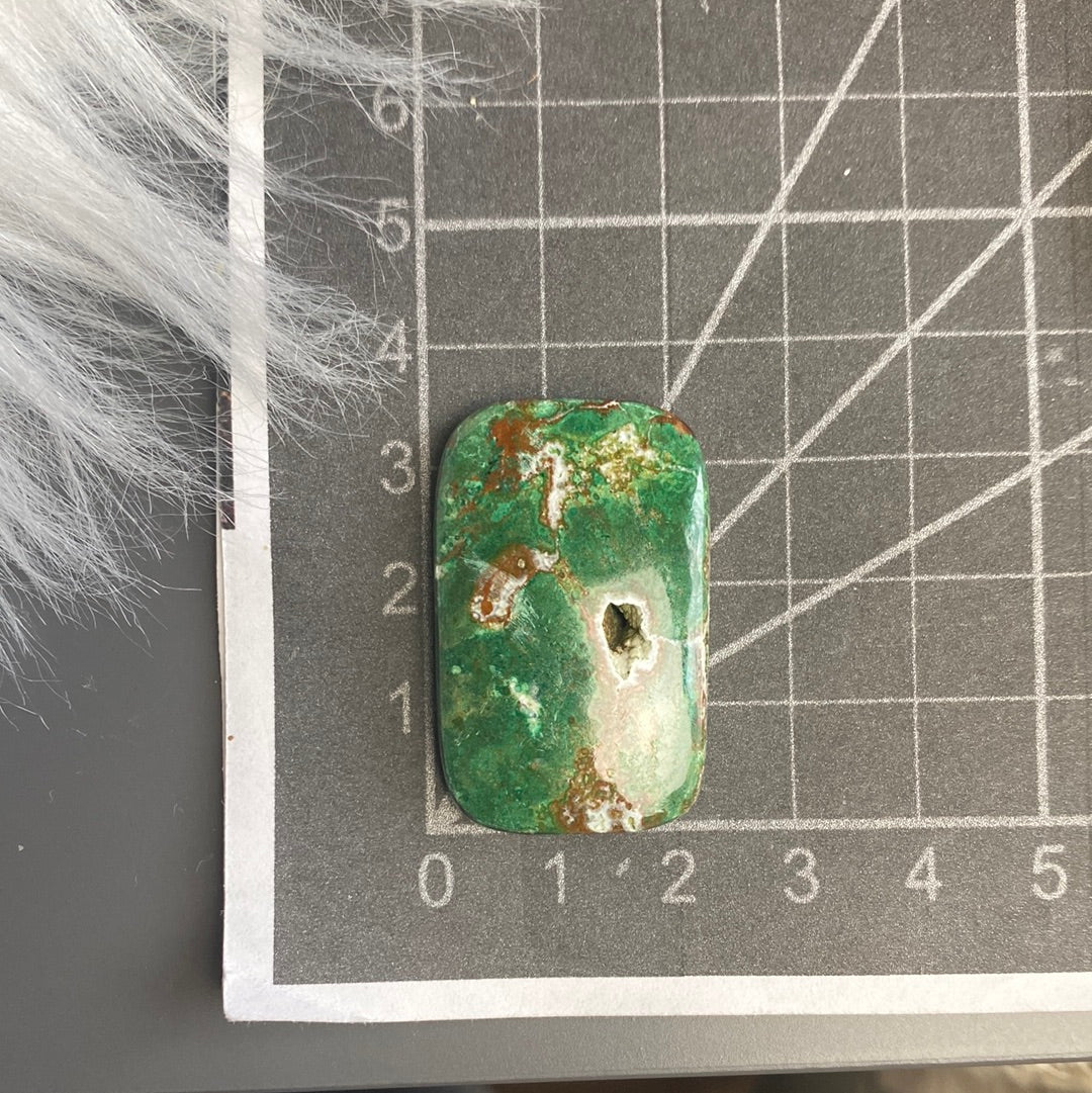 Druzy Chrysokoll Cabochon ~ A2