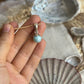 Larimar Kugel Anhänger 925 silber ~ VT39