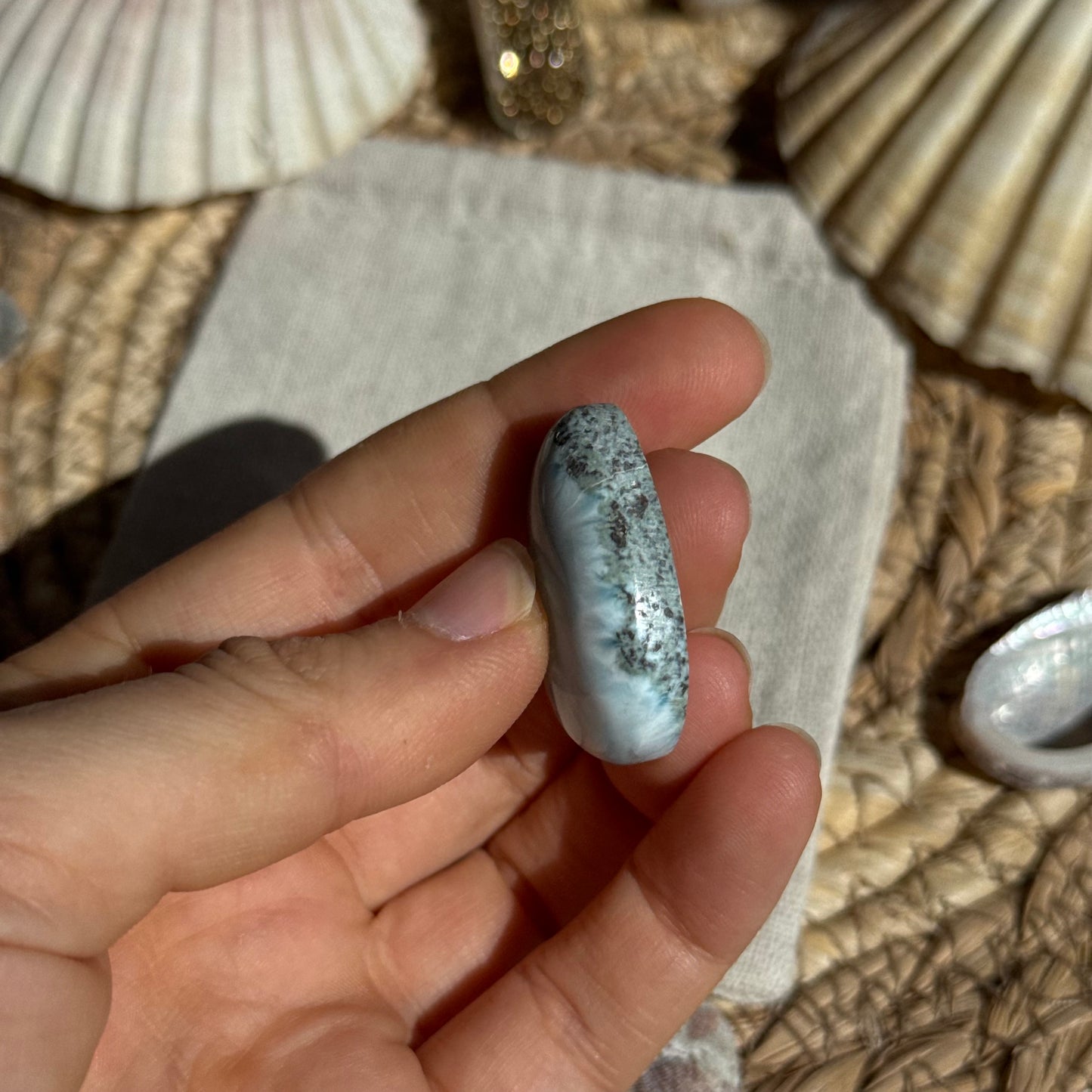 Larimar Cabochon ~ LK60