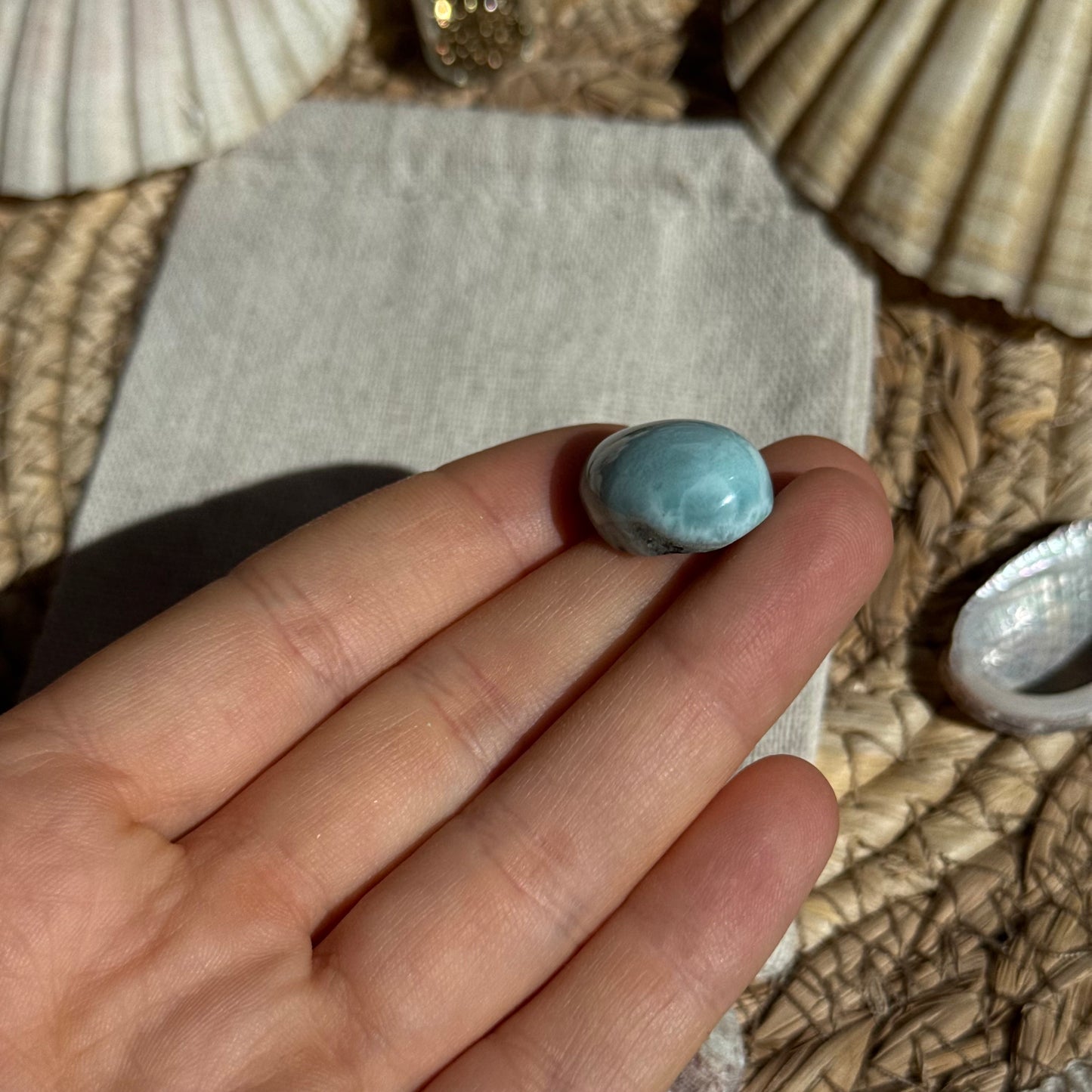 Larimar Cabochon ~ BA26