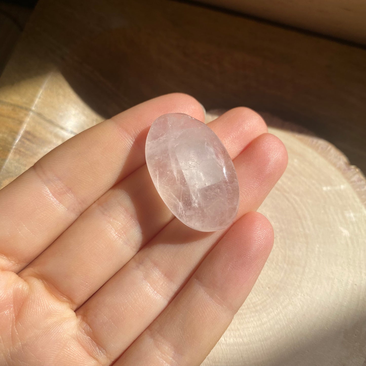 Rosenquarz Cabochon ~ xx10