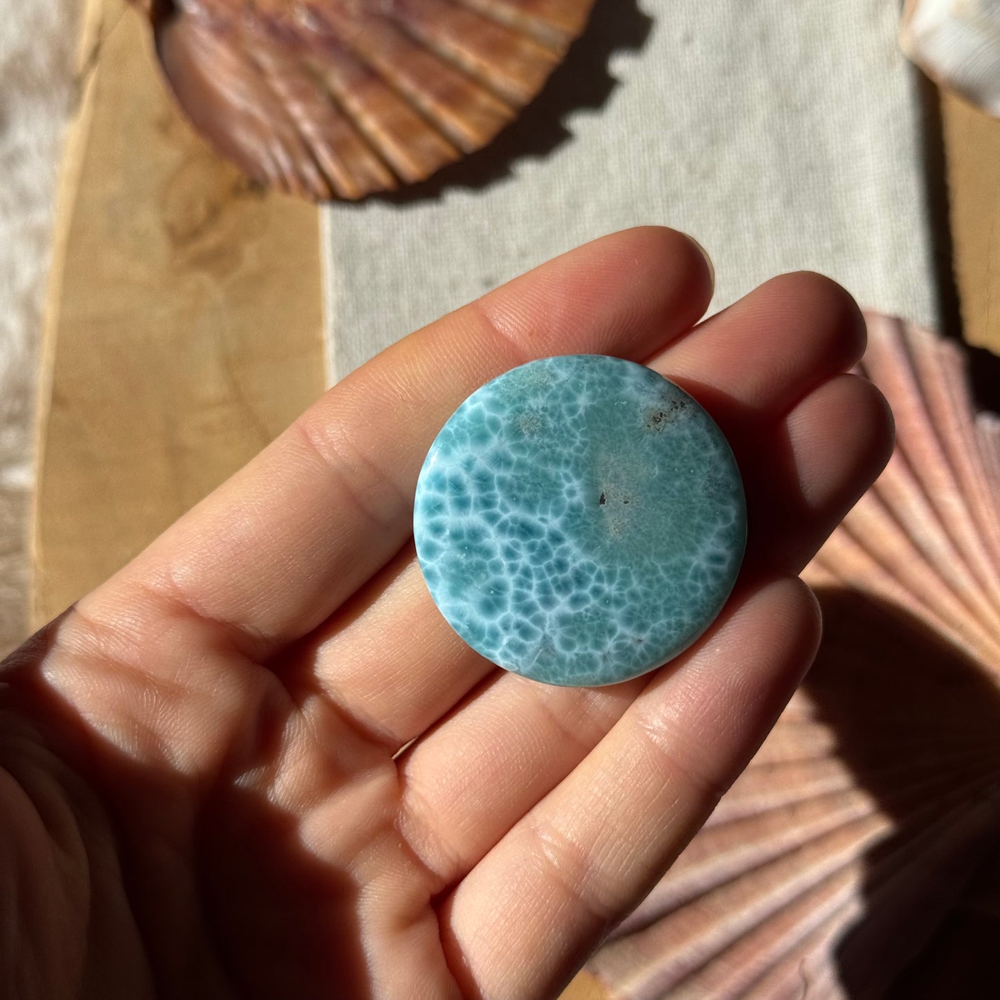 Larimar Scheibe ~ 65C