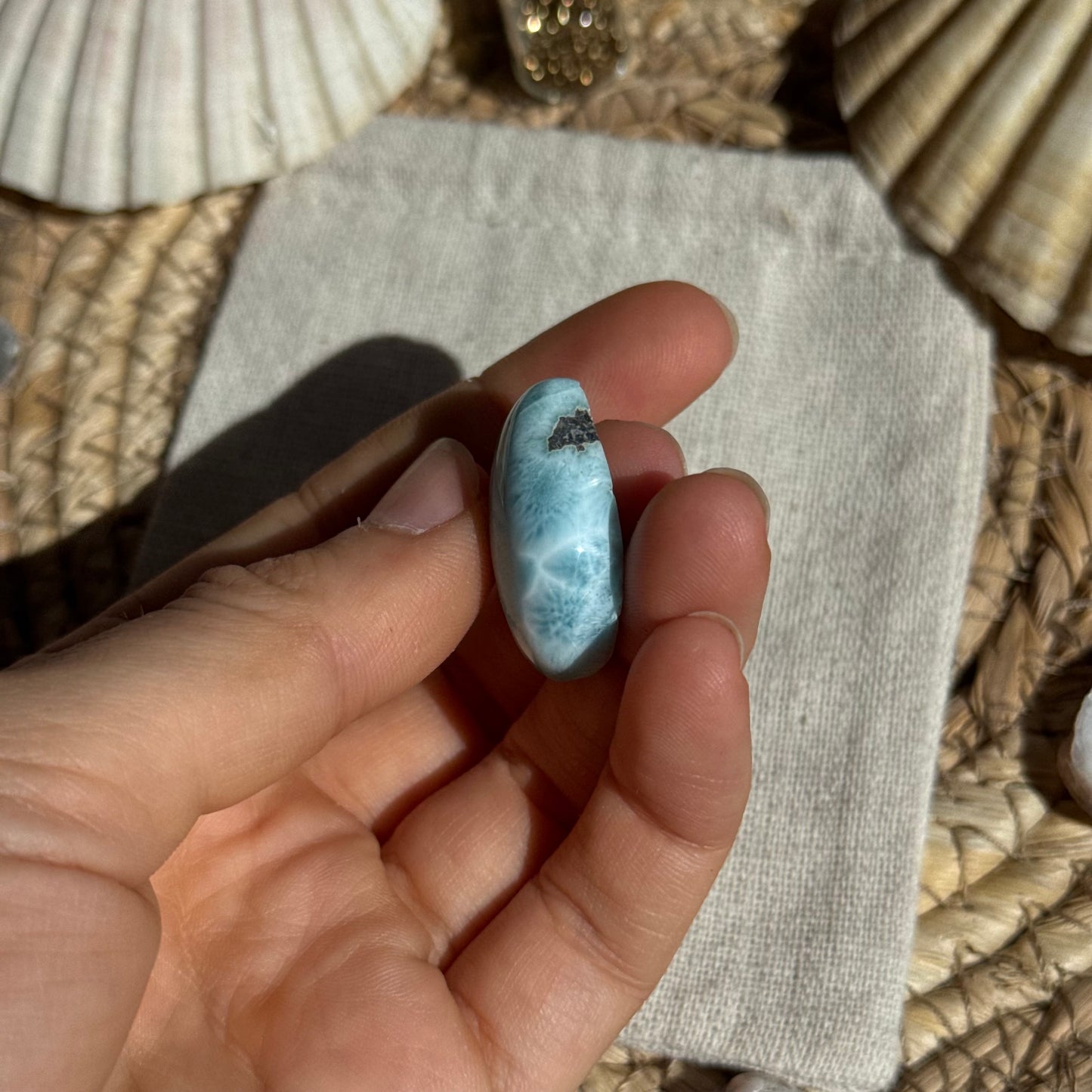 Larimar Cabochon ~ BD40