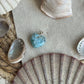 Larimar Herz Anhänger 925 silber ~ HM60