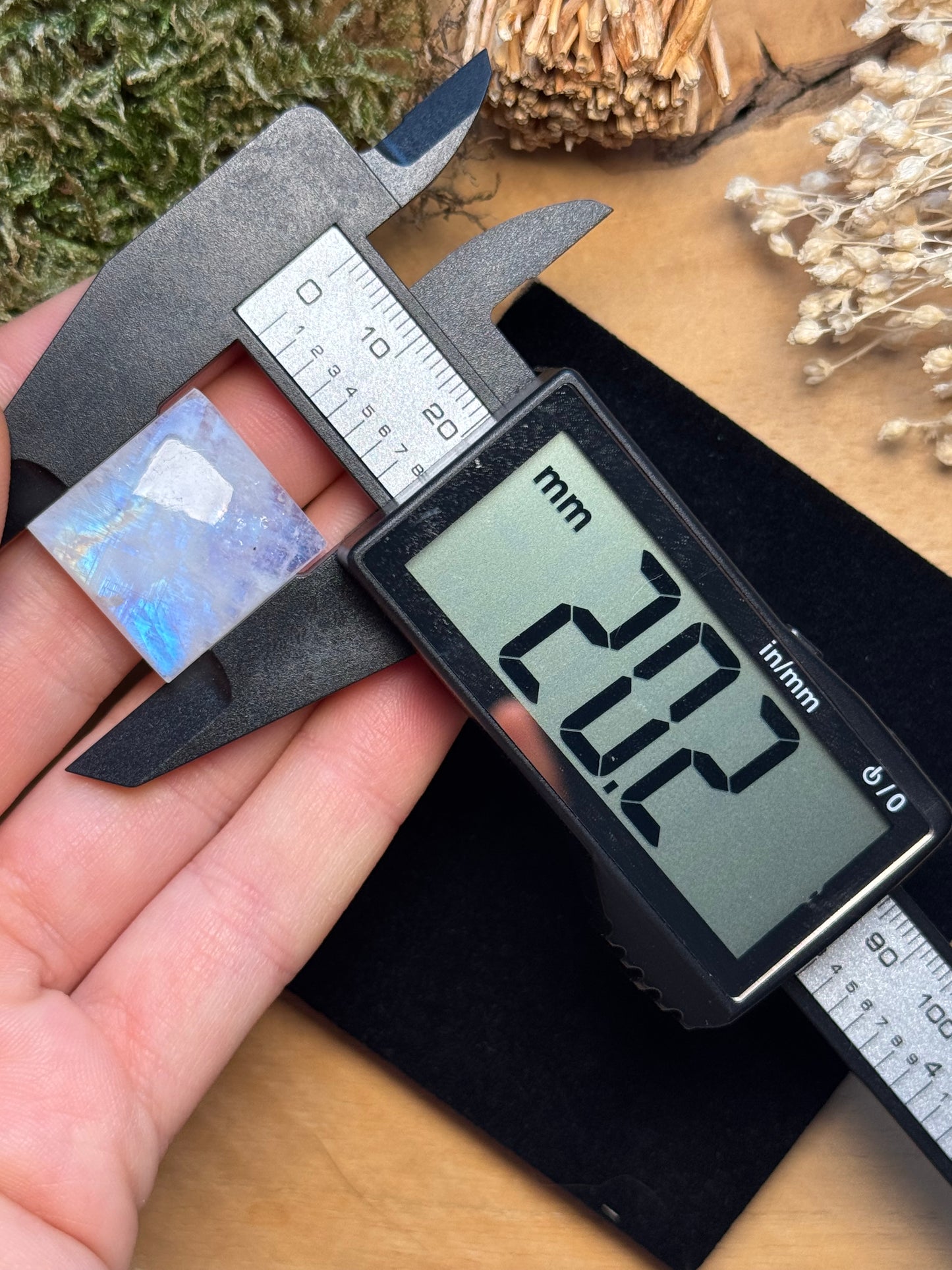 Regenbogen Mondstein /Weißer Labradorit ~ 15KE