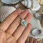 Larimar Delfin Anhänger 925 silber ~ HW50