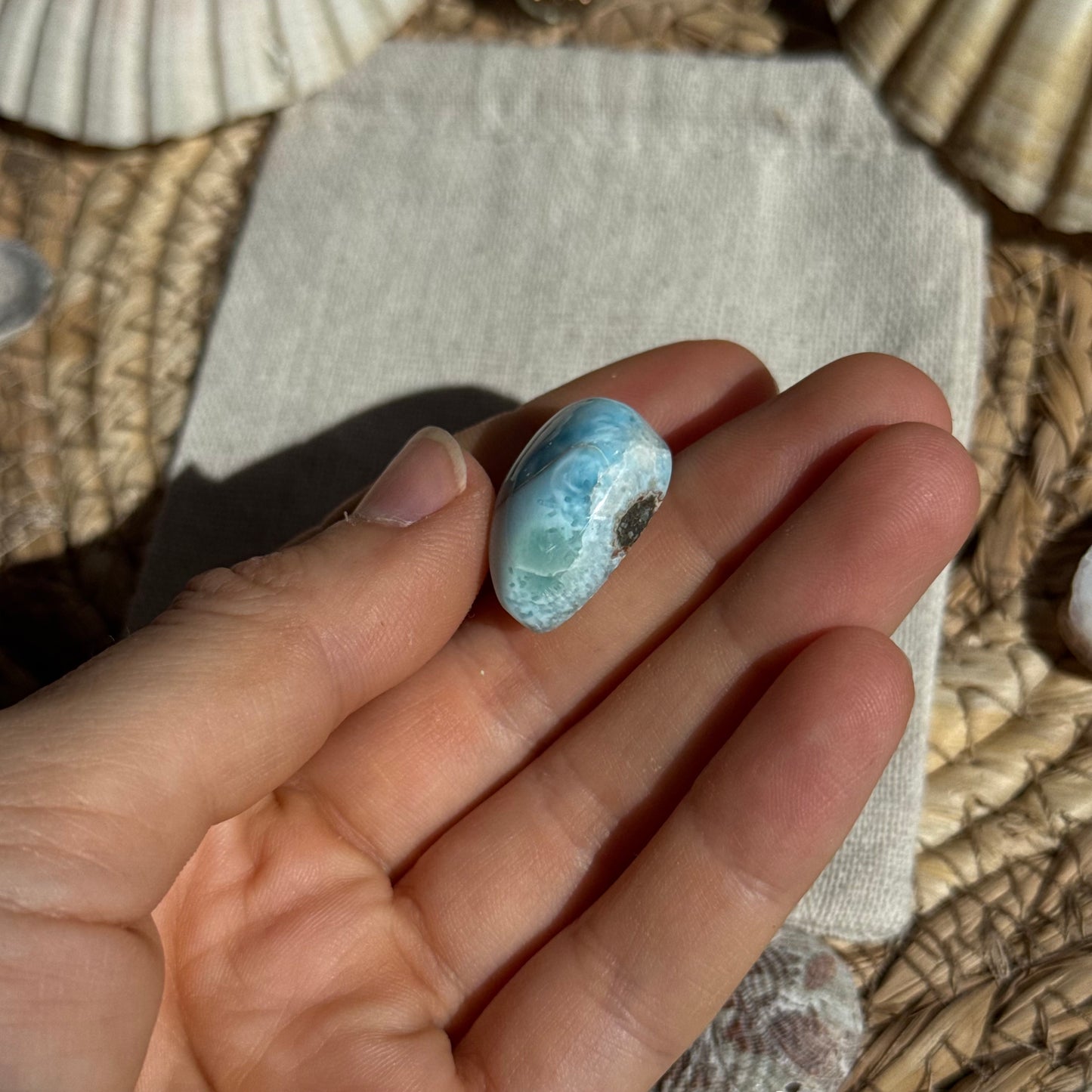 Larimar Cabochon ~ BA33