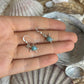 Larimar Schildkröten Ohrringe ~ BS40