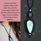 Larimar & Opal Makramee Kette ~MARISORA