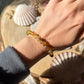 Bernstein Gummi Armband ca. 17,5cm ~ Unikat #7