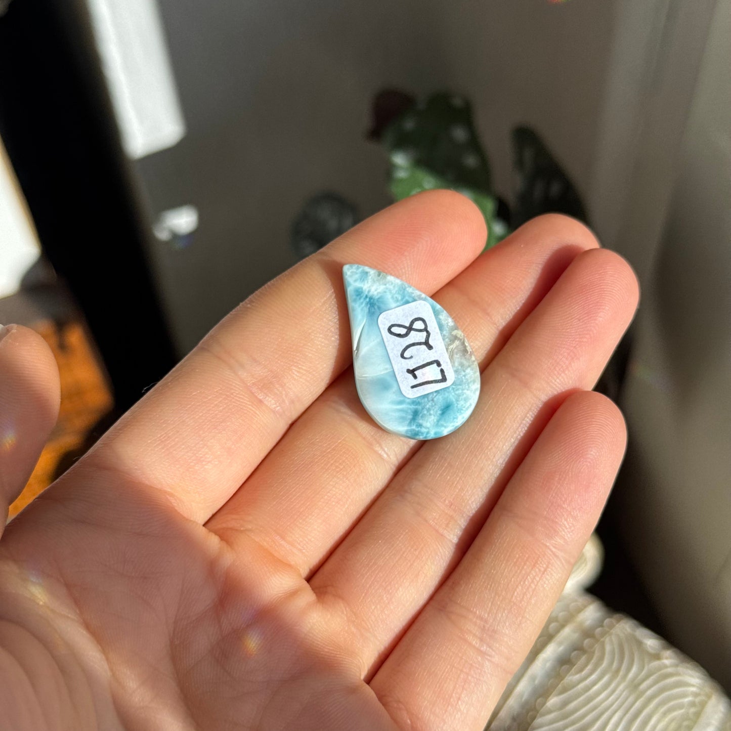 Larimar Cabochon ~ Lj28