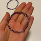 Amethyst Edelstein Armband 4mm