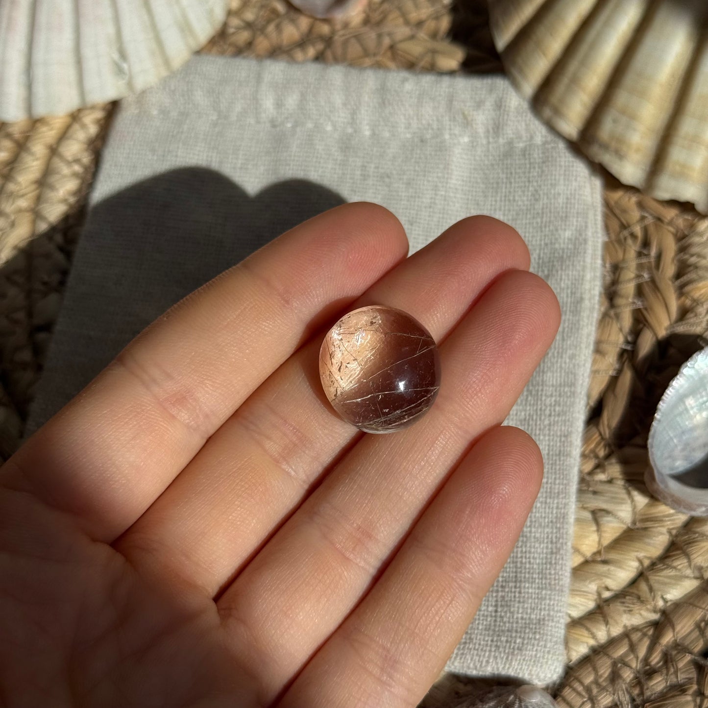 Turmalin Quarz Cabochon ~ FB5
