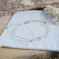 Bergkristall & Citrin Armband