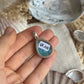 Larimar Anhänger 925 silber ~ VA111