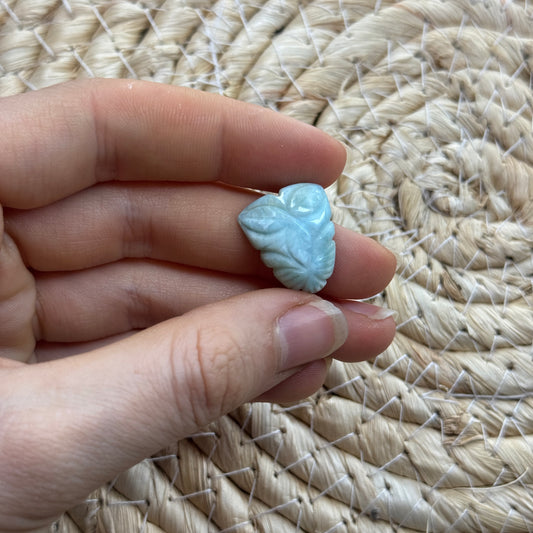 Larimar Schnitzerei Cabochon ~ 21LV