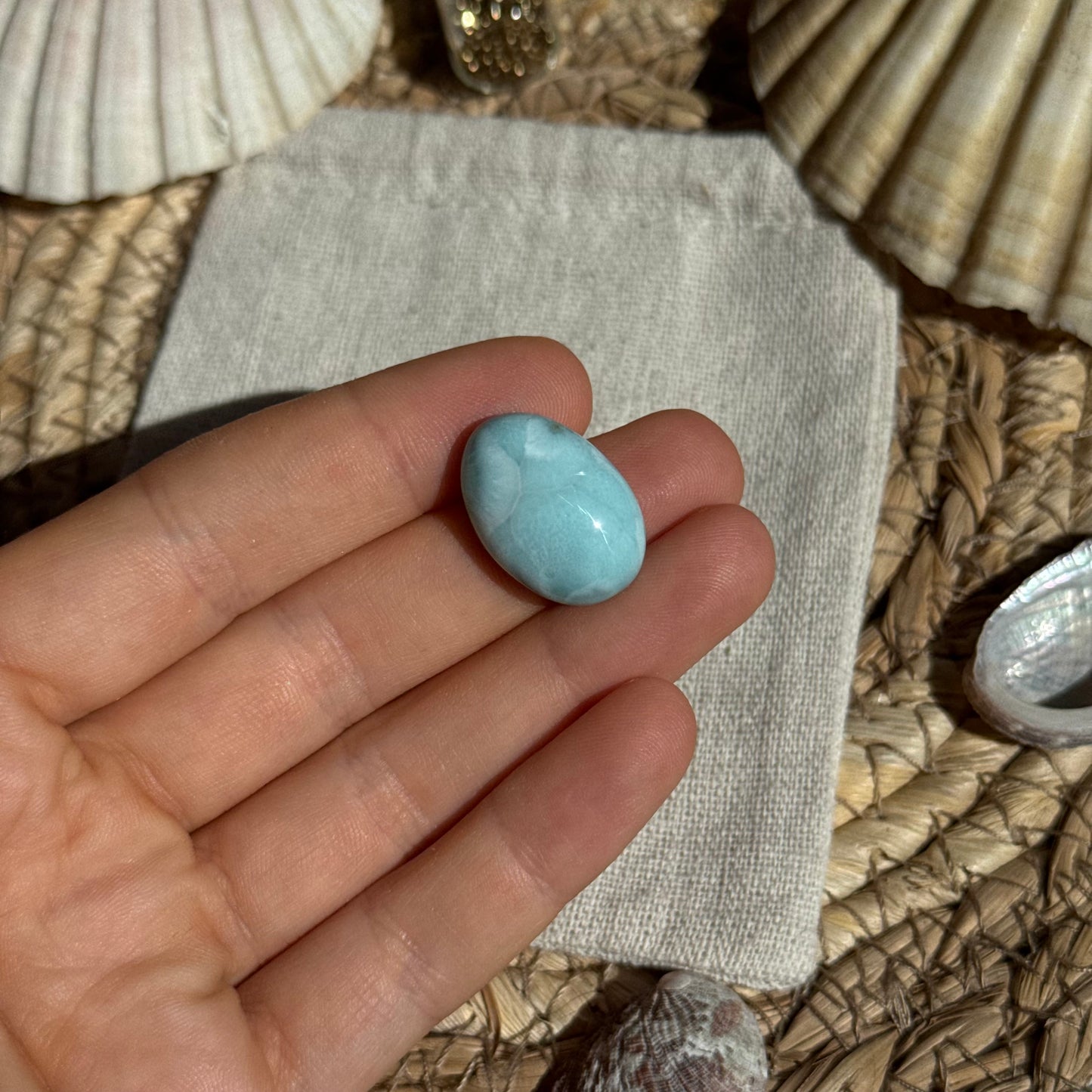Larimar Cabochon ~ BA26