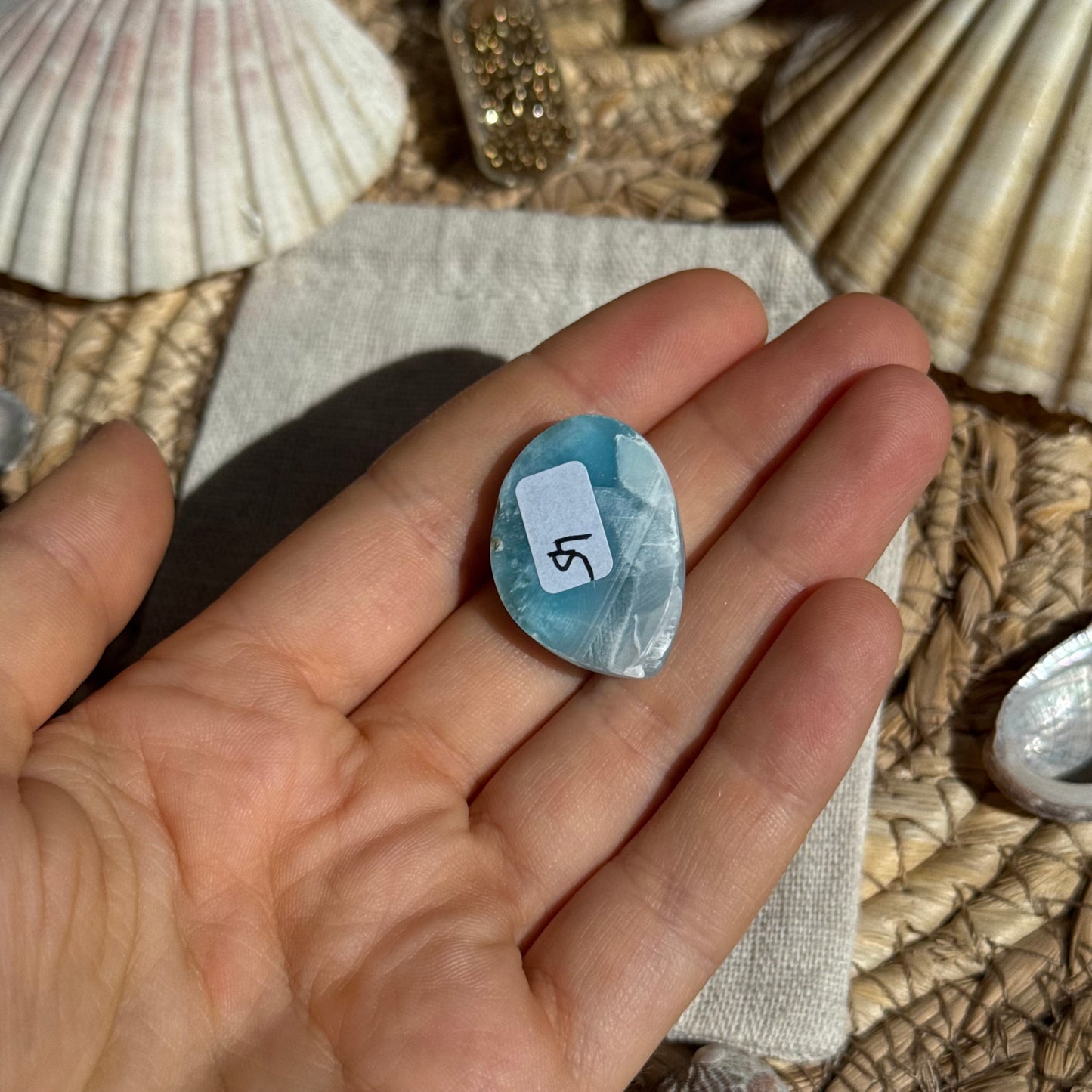 Larimar Cabochon ~ Bi45