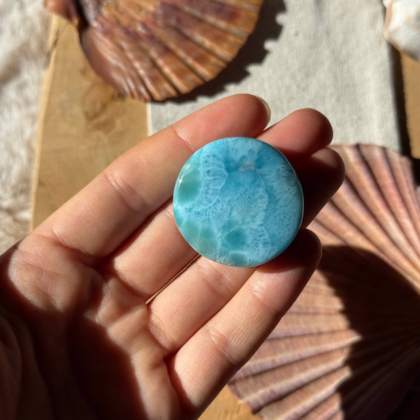 Larimar Scheibe ~ 73L