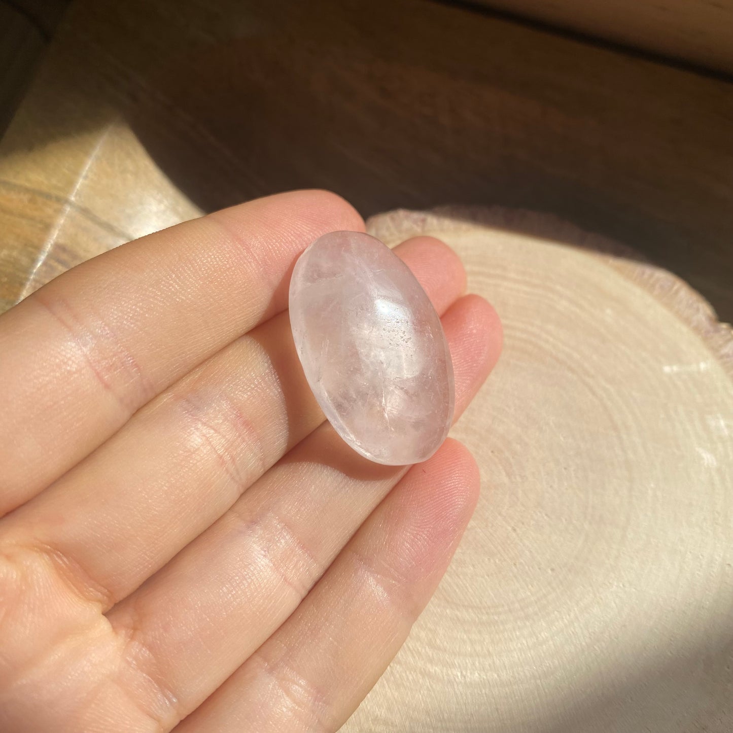 Rosenquarz Cabochon ~ xx10