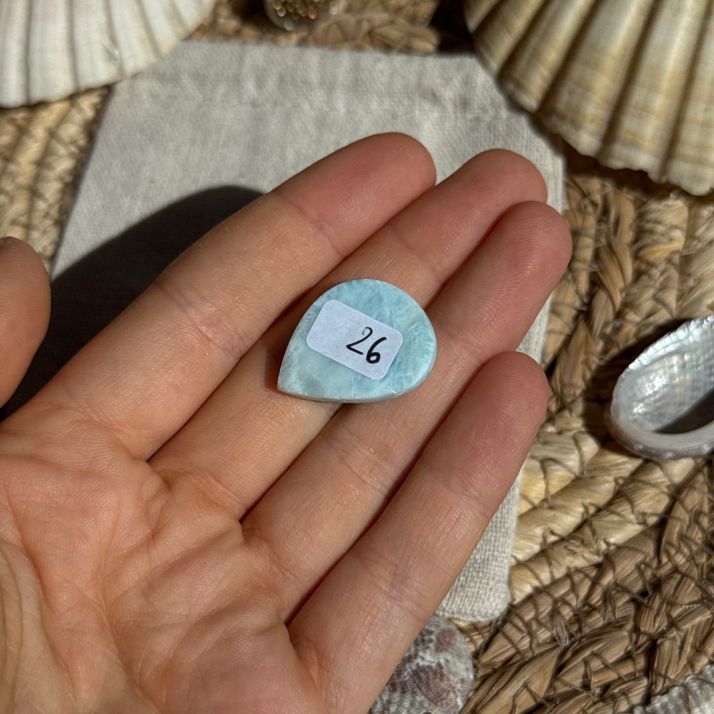 Larimar Cabochon ~ BD26