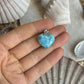 Larimar Herz Anhänger 925 silber ~ HM60