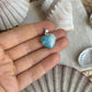 Larimar Herz Anhänger 925 silber ~ HQ40