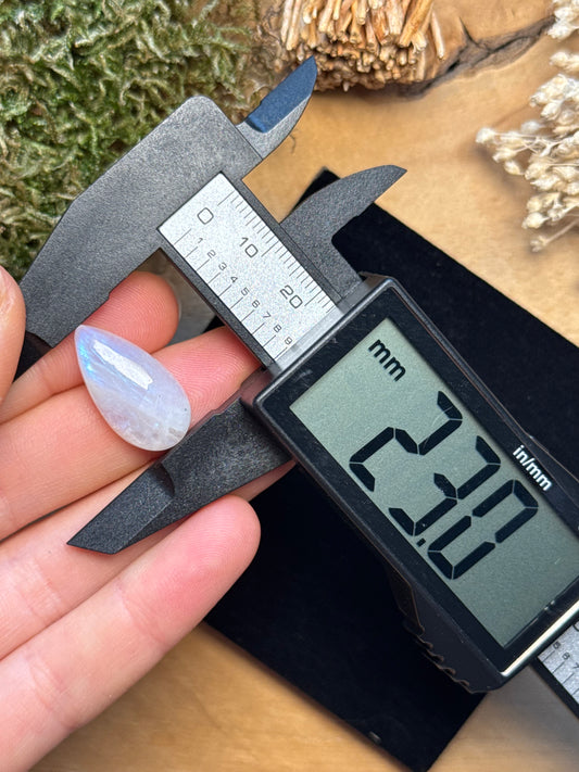 Regenbogen Mondstein /Weißer Labradorit ~ 8KL