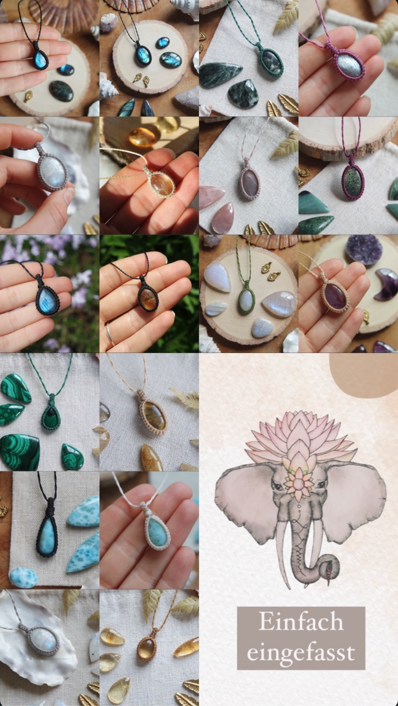 Larimar Intuitiv Kette