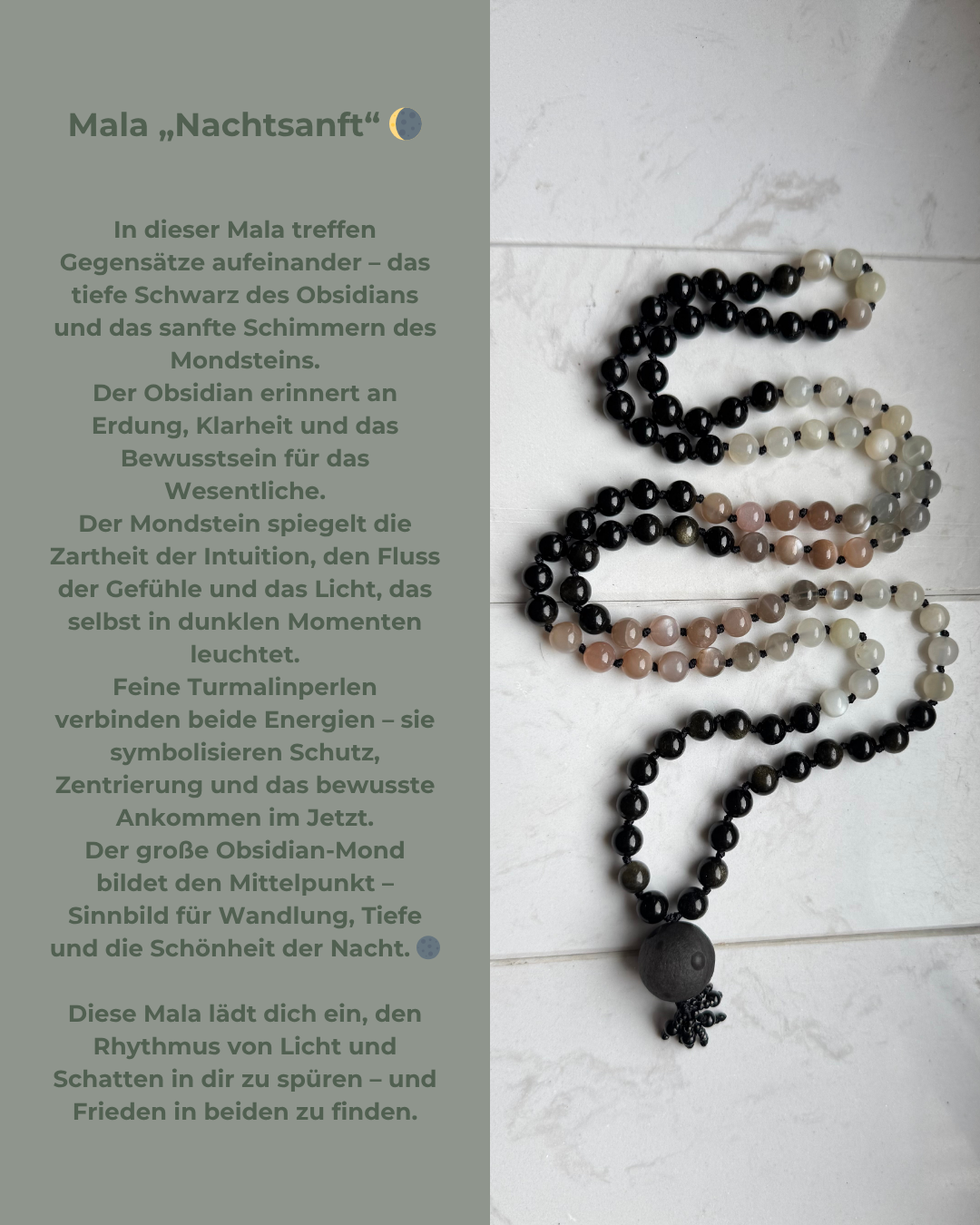 Nachtsanft Mala Kette 108 Perlen