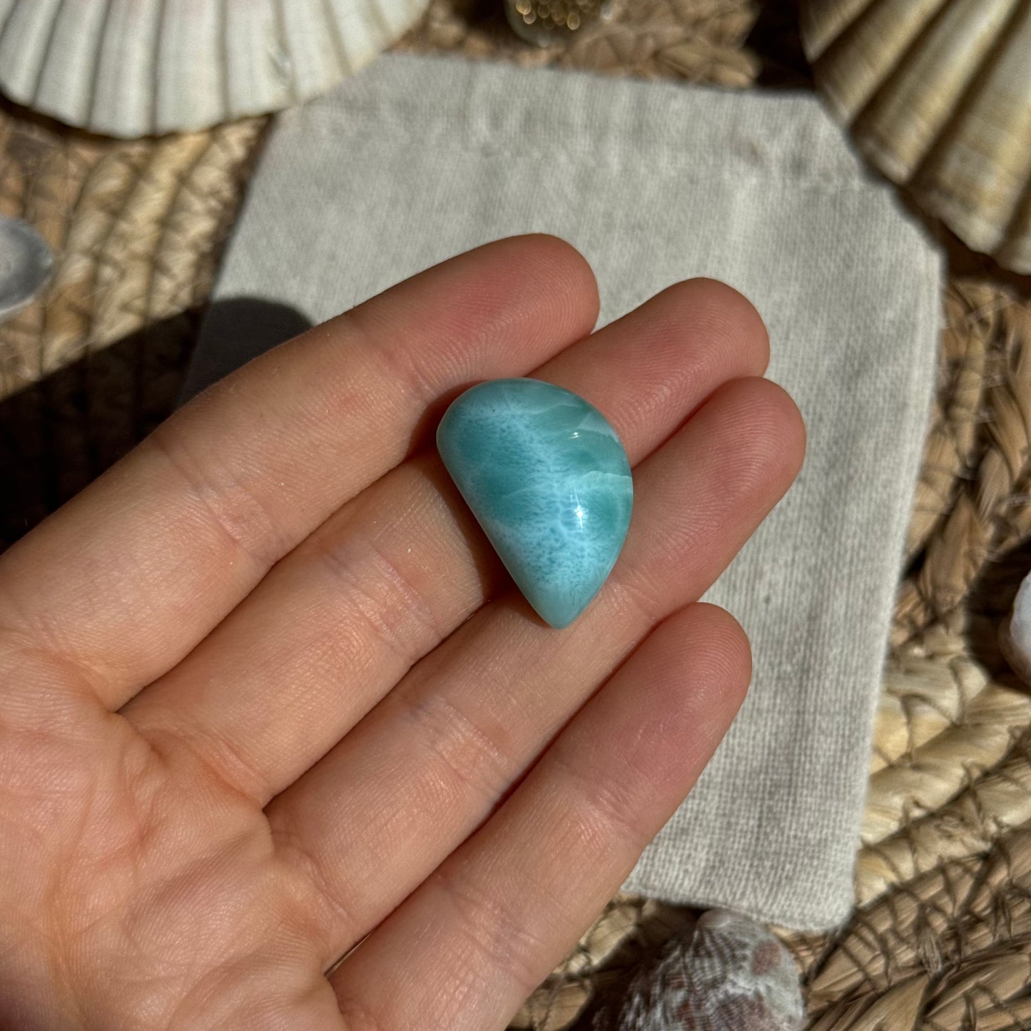 Larimar Cabochon ~ BA29