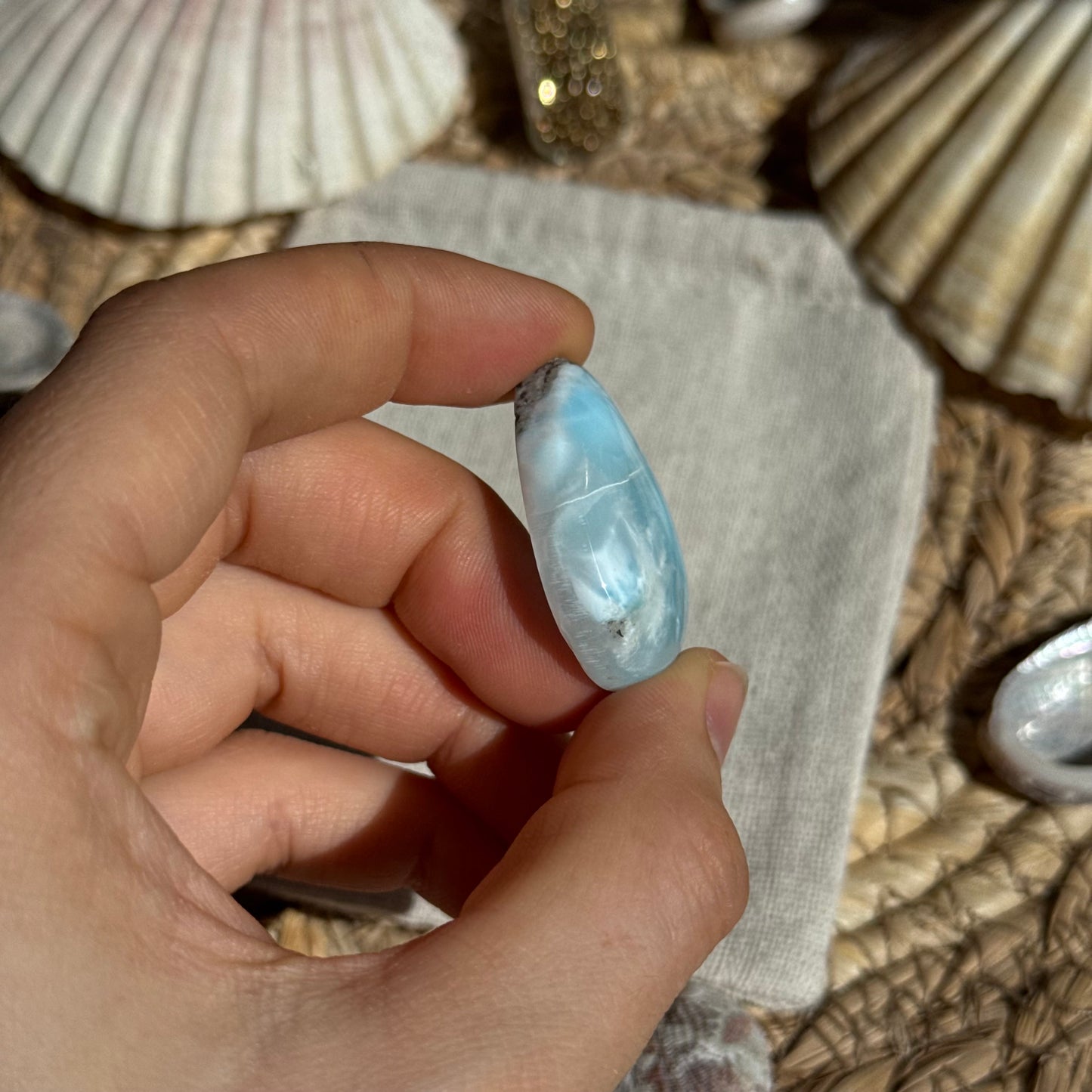 Larimar Cabochon ~ LK60