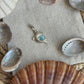 Larimar Delfin Anhänger 925 silber ~ HZ50
