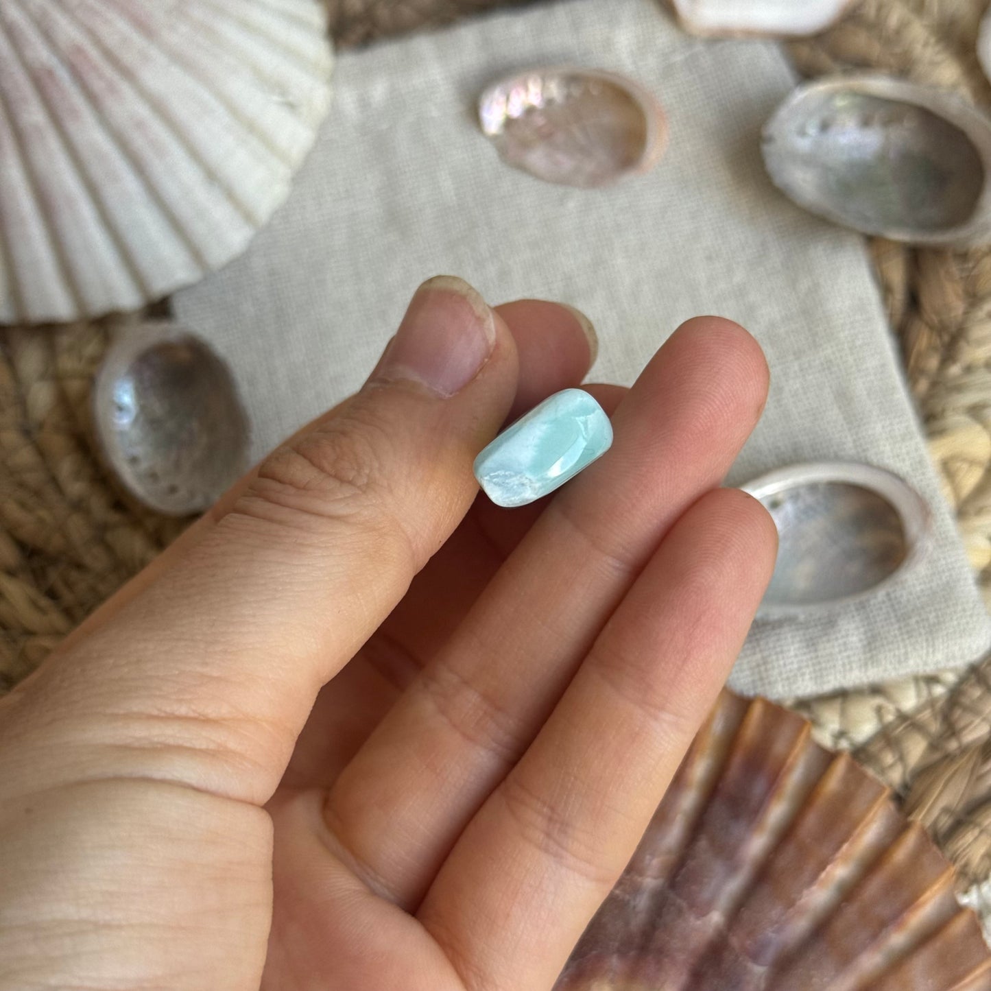 Larimar Katze  Anhänger 925 silber ~ BW60 bware