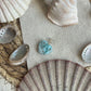 Larimar Herz Anhänger 925 silber ~ HS45